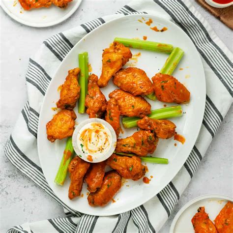Baked Buffalo Chicken Wings Crispy Baked Buffalo Chicken Wings Recipe