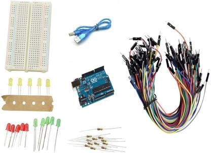 TechWiz Basic Starter Kit Arduino UNO Breadboard LED Jumper Wire for ...