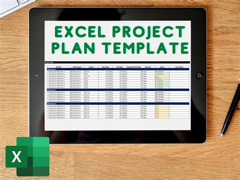 Project Plan Using Excel 的图像结果