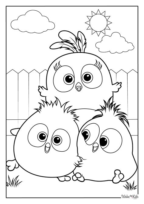 Angry Birds Coloring Pages