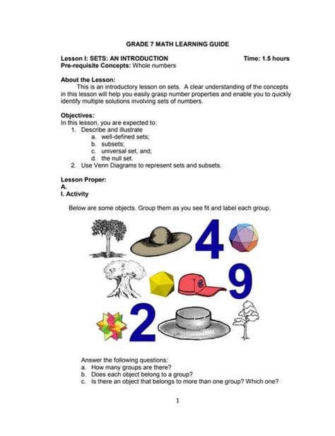 Image result for Math Lesson 1 Grade 7