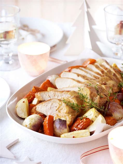 rôti de dinde cocotte au vin blanc