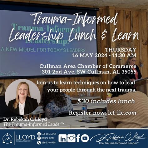 Trauma-Informed Leadership Lunch & Learn, Cullman Area Chamber of ...