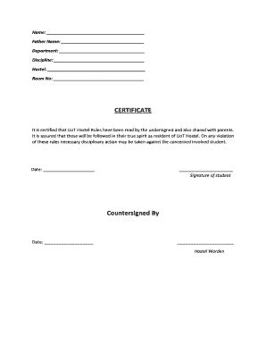 Fillable Online CERTIFICATE Countersigned By - (UoT), Nowshera Fax ...