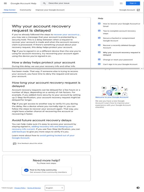 Image result for Account Recovery Guide