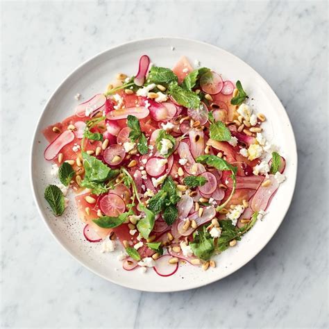 watermelon + radish + feta salad (jamieoliver) | Watermelon recipes ...