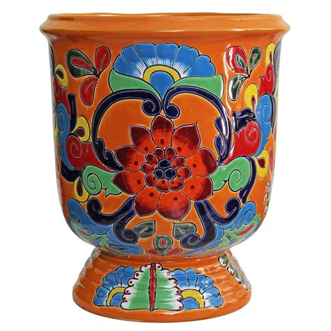Mexican Pottery Flower Pots