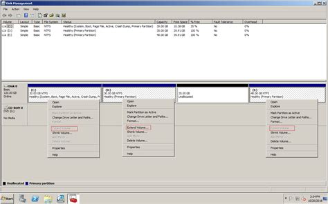 Image result for Extend Basic Disk Volume Windows 7