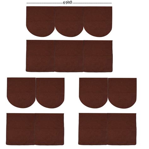 A.P Handloom Elegant Solid Jute Sofa Covers for 7 Seater Sofa (Pack of ...