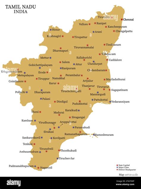 Tamil Nadu Map 2025 | Tamil Nadu Political Map PDF – HPHGQS