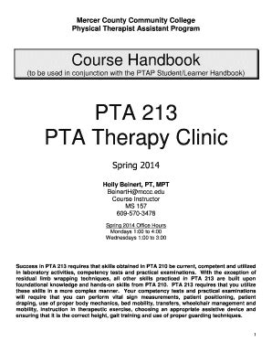 Fillable Online (to be used in conjunction with the PTAP Student ...