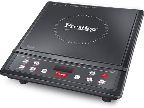 Prestige Iris 1.0 1200 Watt Glass Induction Cooktop with Push Button ...