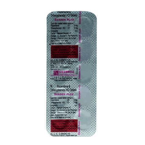SANDON PLUS -Strip of 10 Tablets : Amazon.in: Health & Personal Care