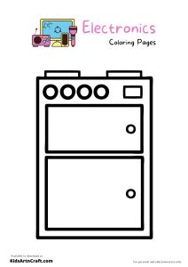 Electronics Coloring Pages 的图像结果