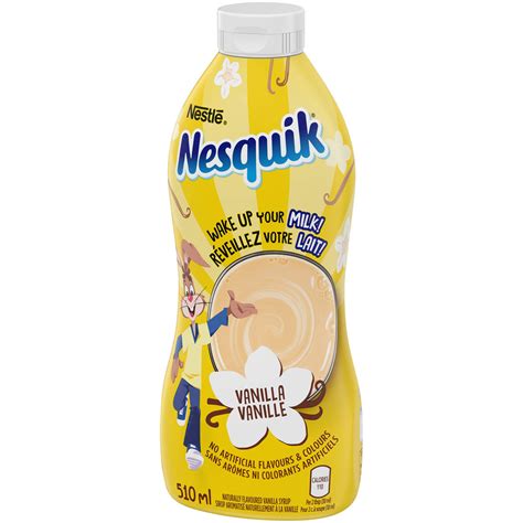Nestle Nesquik Vanilla Syrup, 510 ml/ 17.2 fl oz., {Imported from Cana
