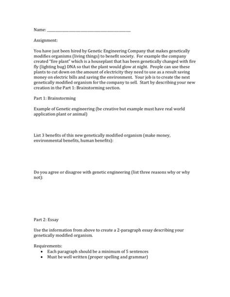 Genetics Engineering Projects 的图像结果