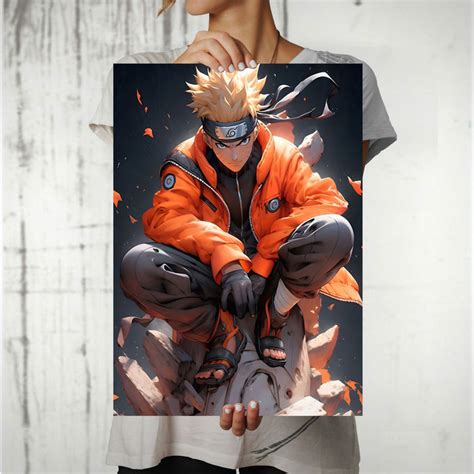 High-Quality Metal Posters - Naruto Uzumaki NU03 | Vibrant Colors ...