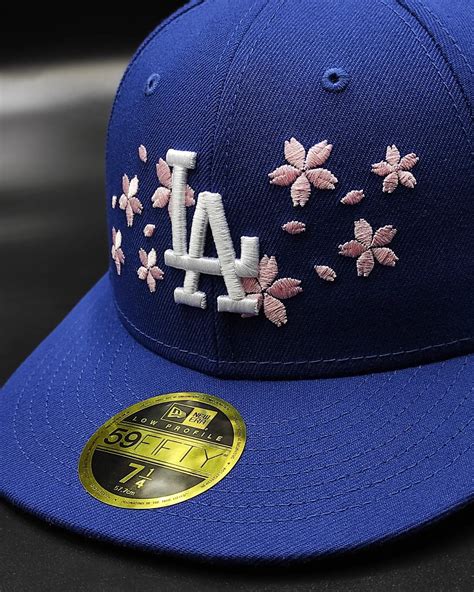 New Era LA Dodgers Cherry Blossom Low Profile 59FIFTY Fitted - New Era ...