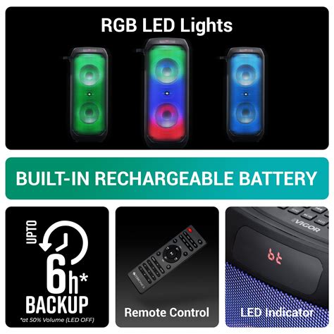 Zebronics Vigor Portable Wireless Speaker