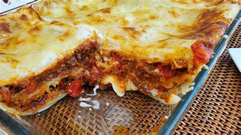 Resep Lasagna Versi Pasta nya direbus.   YouTube