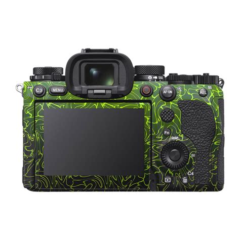Lime Yellow to Black Gradient Sony A1 Mark II Camera Skin