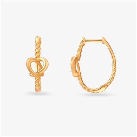 Dapper Gold Hoop Earrings