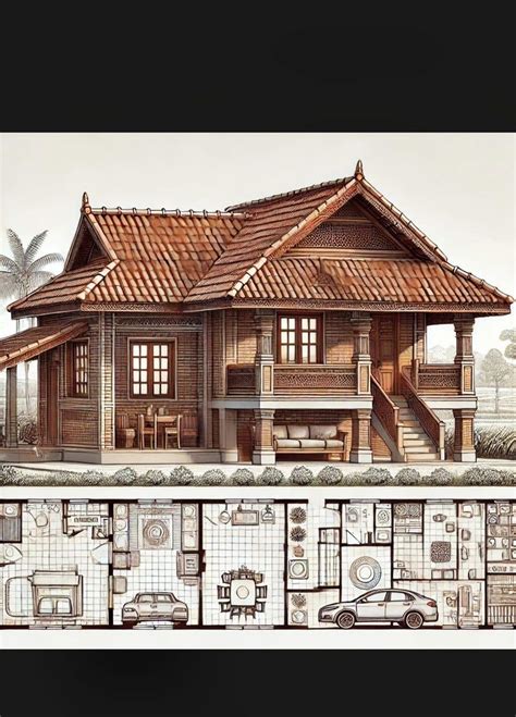 Entry #1 by ashvinray for 2D Plan & Elevation for 2 BHK Farmhouse - 18 ...