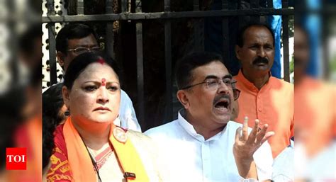 Suvendu, 3 MLAs suspended from House for causing ruckus | Kolkata News ...