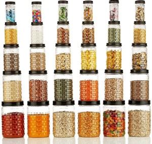 Flipkart SmartBuy Plastic Grocery Container - 250 ml, 300 ml, 650 ml ...