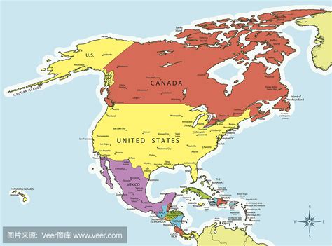 图文解读北美洲，高清地图可收藏 - 知乎