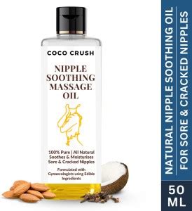 COCO CRUSH Natural Nipple Soothing Massage Oil - Moisturizes Sore ...