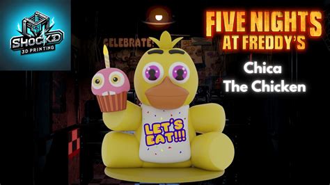 🐔 Chica The Chicken Plushie | Five Nights At Freddy's・ STL File for 3D ...