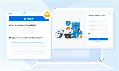 Send Linkus Client Login Credentials to Users