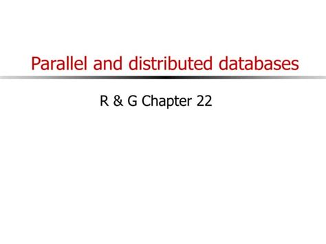 Image result for Parallel vs Distributed Database