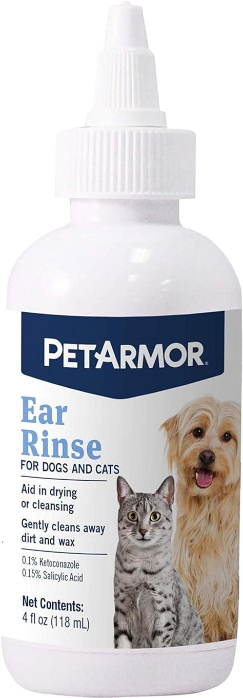 PetArmor Ear Rinse for Dogs and Cats, Kills Odor-Causing Bacteria and Yeast, 4 fl oz - Walmart.com