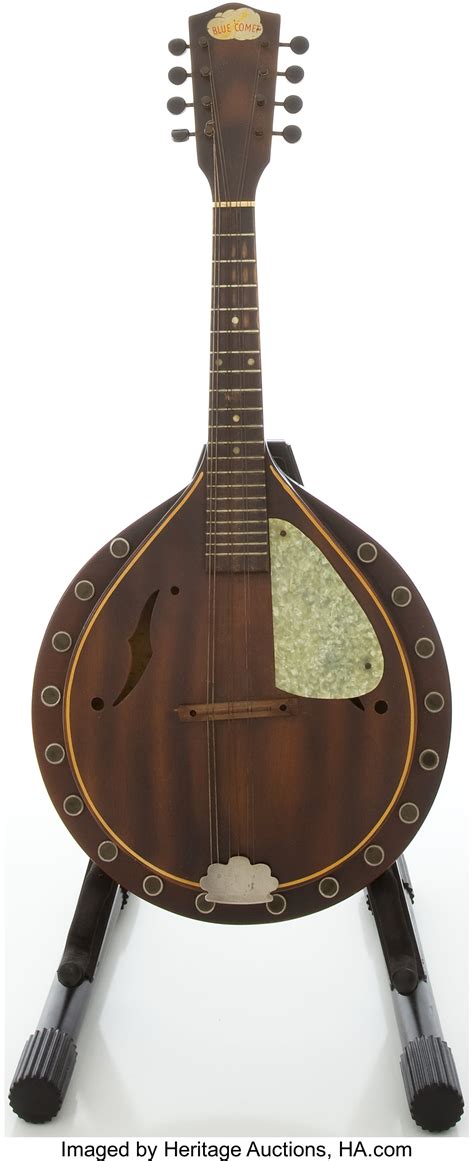 Circa 1940's Blue Comet Mandolin.... Musical Instruments Banjos, | Lot ...