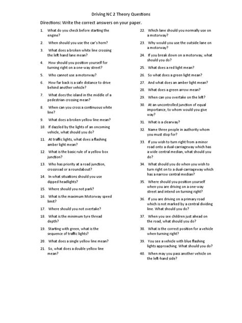 Road Code Questions 的图像结果