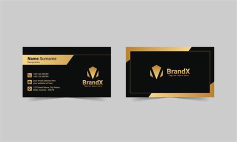 luxury gold vip modern business card template, luxury visiting card ...