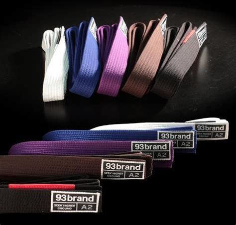 Jiu Jitsu Rank Belts (All Colors) – 93brand