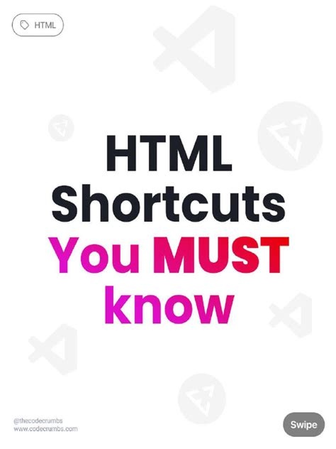 HTML Code Shortcuts 的图像结果