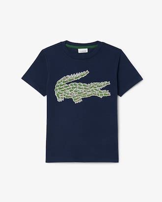 Crocodile Print Cotton T-shirt - Boys' T-Shirts & Shirts (8-16 years ...