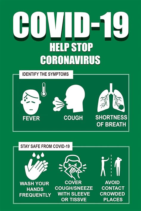 SIGNOOGLE Help Stop Coronavirus Infection Sign Safety Signage Posters ...