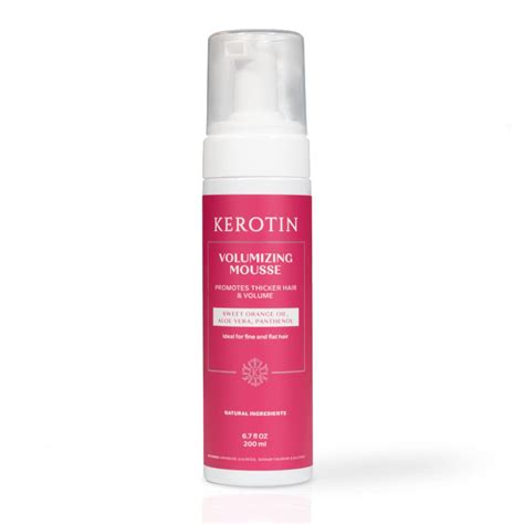 Buy Kerotin Volumizing Mousse-Lifter Foam l Hair Thickening Mousse l ...