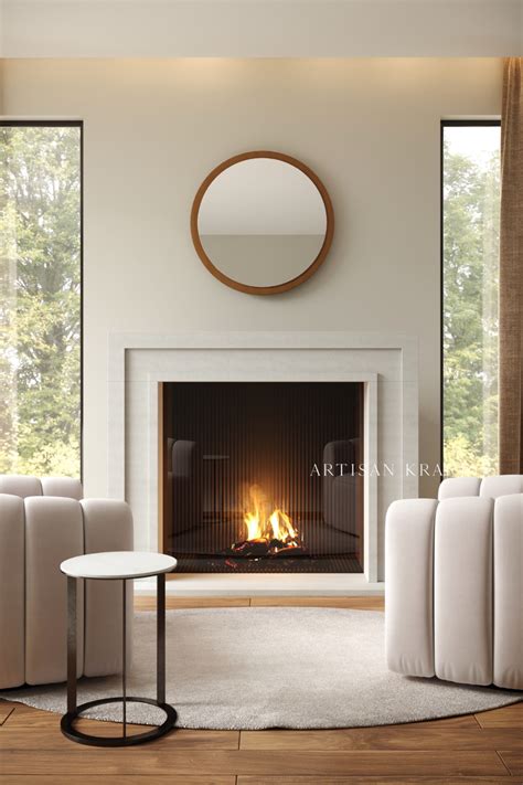 Modern Contemporary Fireplace Mantel Idea | Contemporary fireplace ...