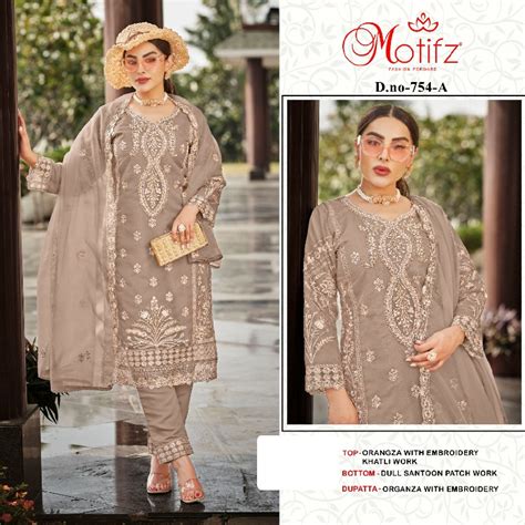 Motifz D.no 754 Wholesale Indian Pakistani Concept Salwar Suits ...