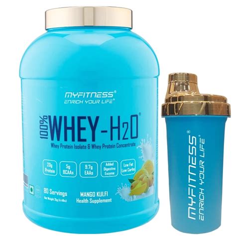 MYFITNESS ® 100% WHEY-H2O + Free Shaker Bottle
