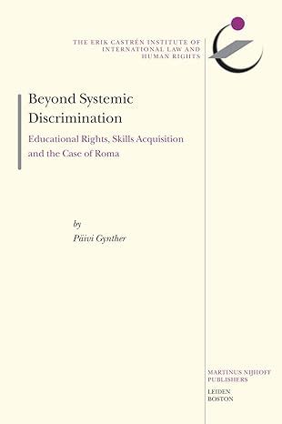 Buy Beyond Systemic Discrimination: Educational Rights, Skills ...