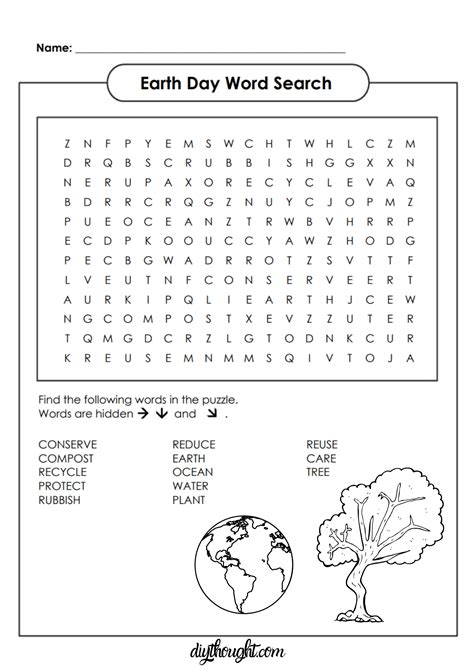 Earth Day Kids Activities - DIY Thought