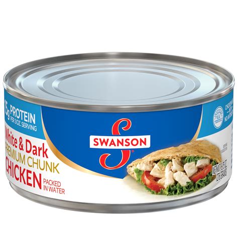 Swanson White and Dark Premium Chunk Canned Chicken Breast in Water ...