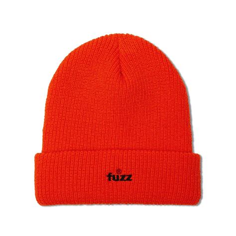 fuzz R LOGO BEANIE ORANGE 20HO-I（フューズ ロゴ ビーニー-オレンジ） | atmos（アトモス） 公式 ...